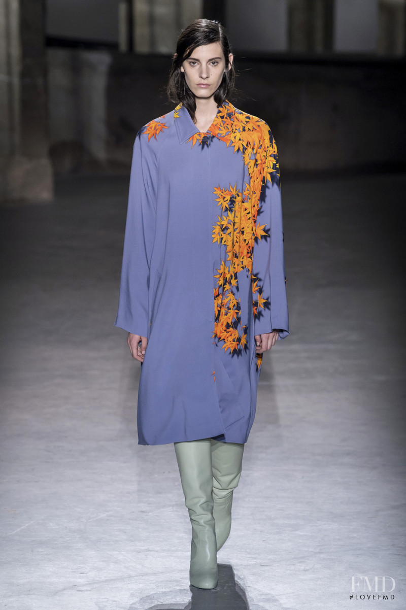 Cyrielle Lalande featured in  the Dries van Noten fashion show for Autumn/Winter 2019