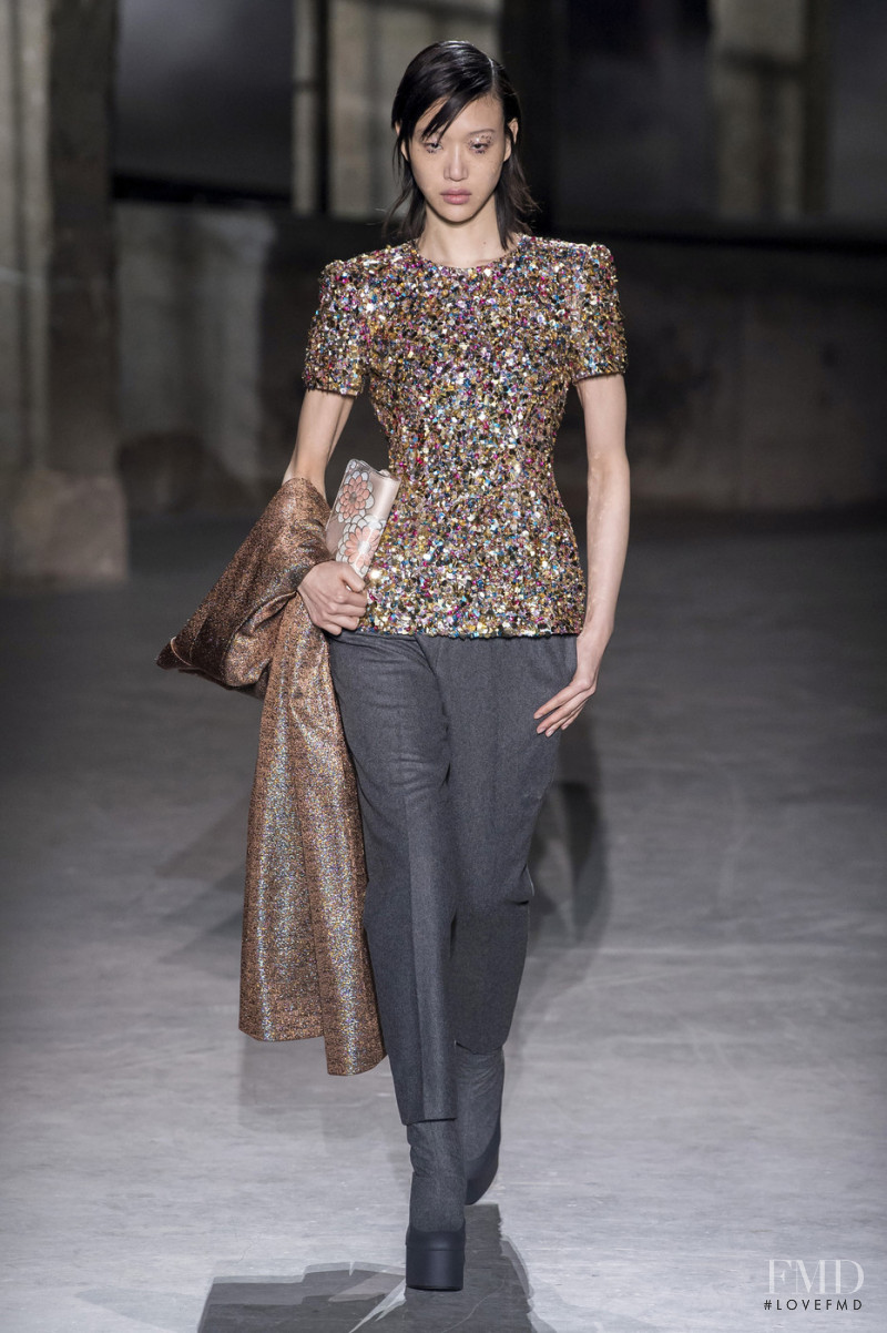 So Ra Choi featured in  the Dries van Noten fashion show for Autumn/Winter 2019