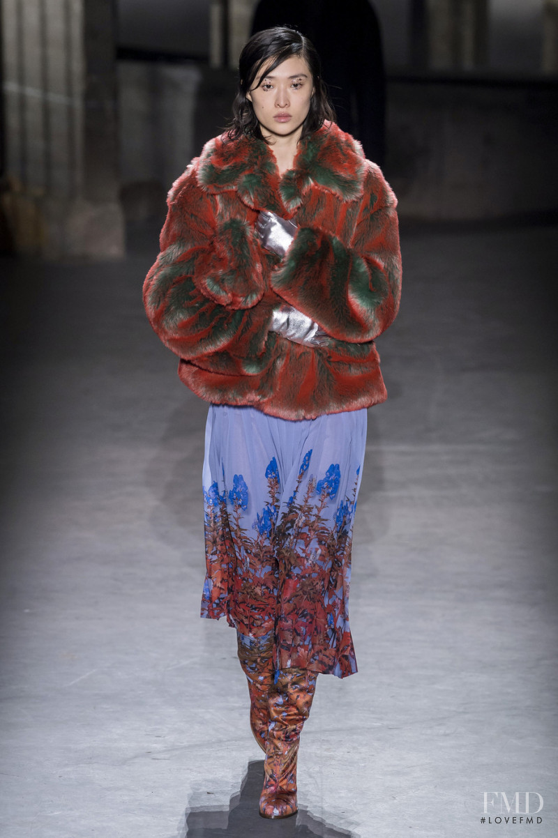 Chu Wong featured in  the Dries van Noten fashion show for Autumn/Winter 2019
