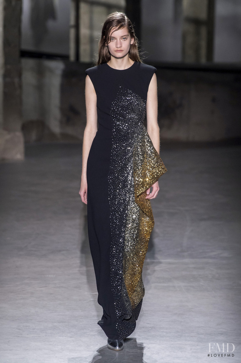 Alina Bolotina featured in  the Dries van Noten fashion show for Autumn/Winter 2019
