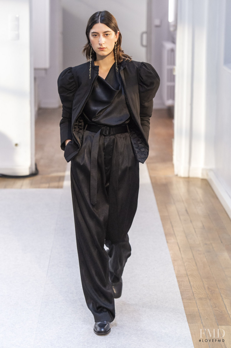 Olympia Christou featured in  the Christophe Lemaire fashion show for Autumn/Winter 2019