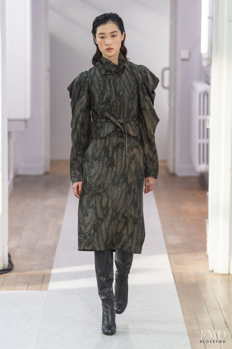 Chu Wong featured in  the Christophe Lemaire fashion show for Autumn/Winter 2019