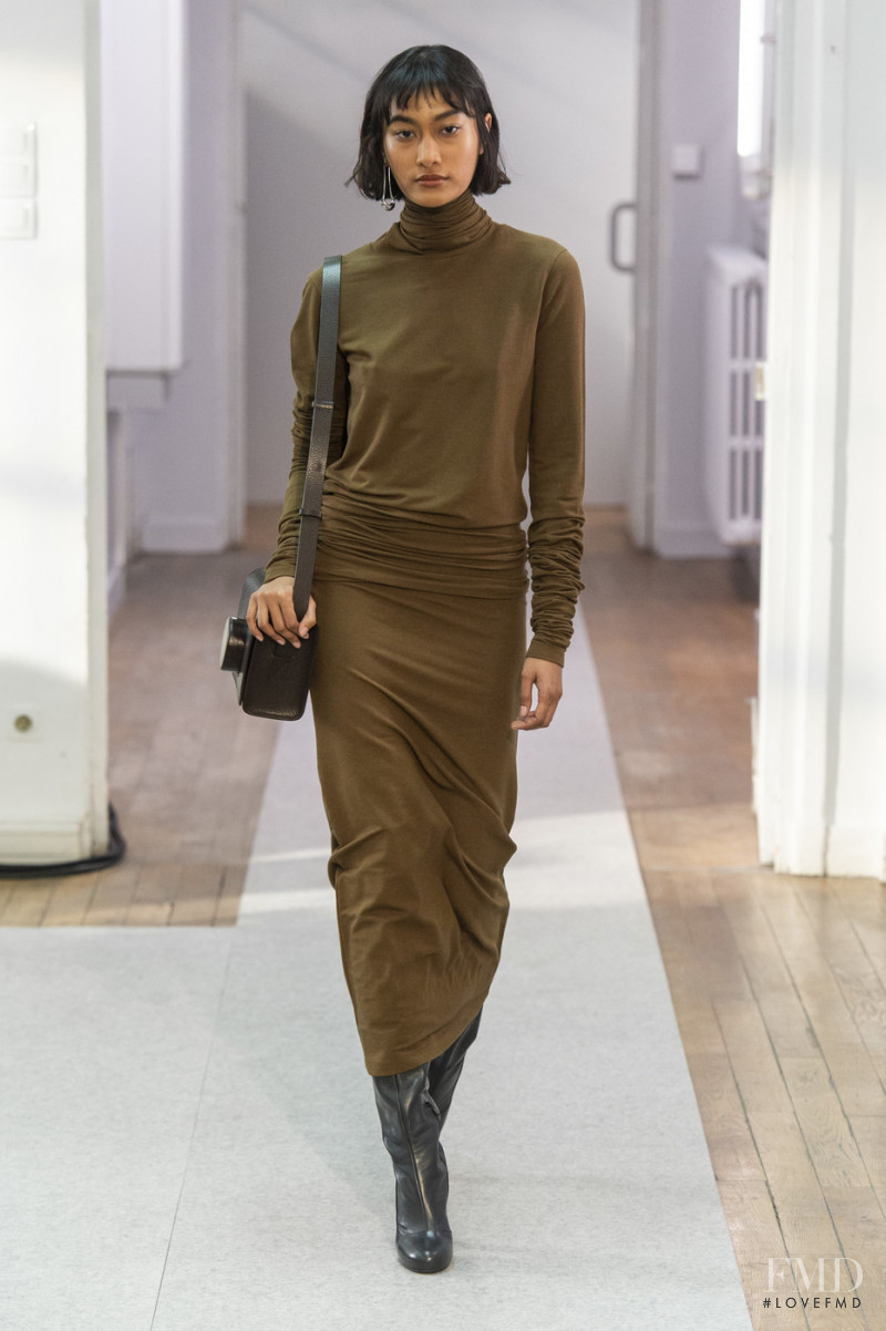 Atikah Karim featured in  the Christophe Lemaire fashion show for Autumn/Winter 2019