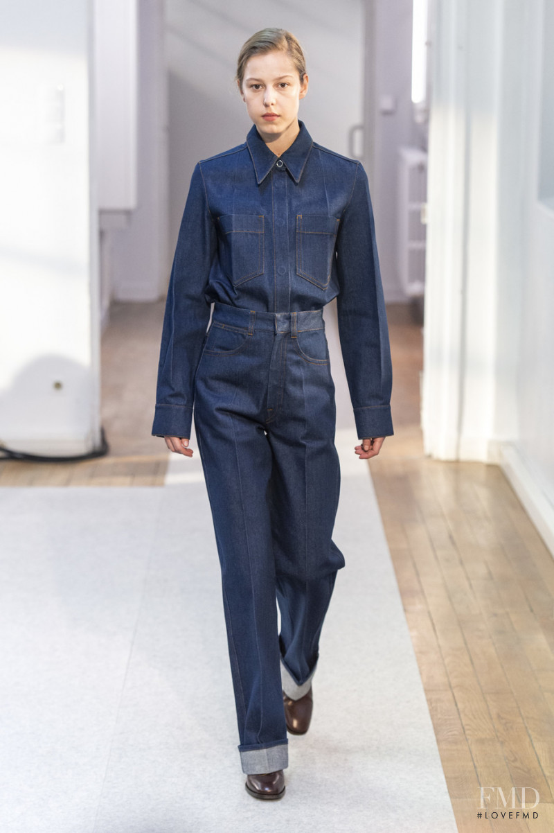 Beaudine Jael featured in  the Christophe Lemaire fashion show for Autumn/Winter 2019