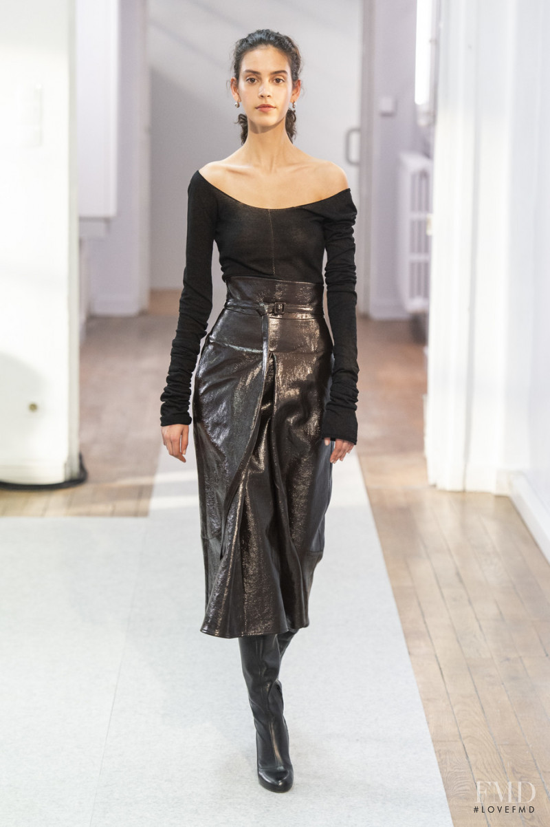 Nirvana Naves featured in  the Christophe Lemaire fashion show for Autumn/Winter 2019
