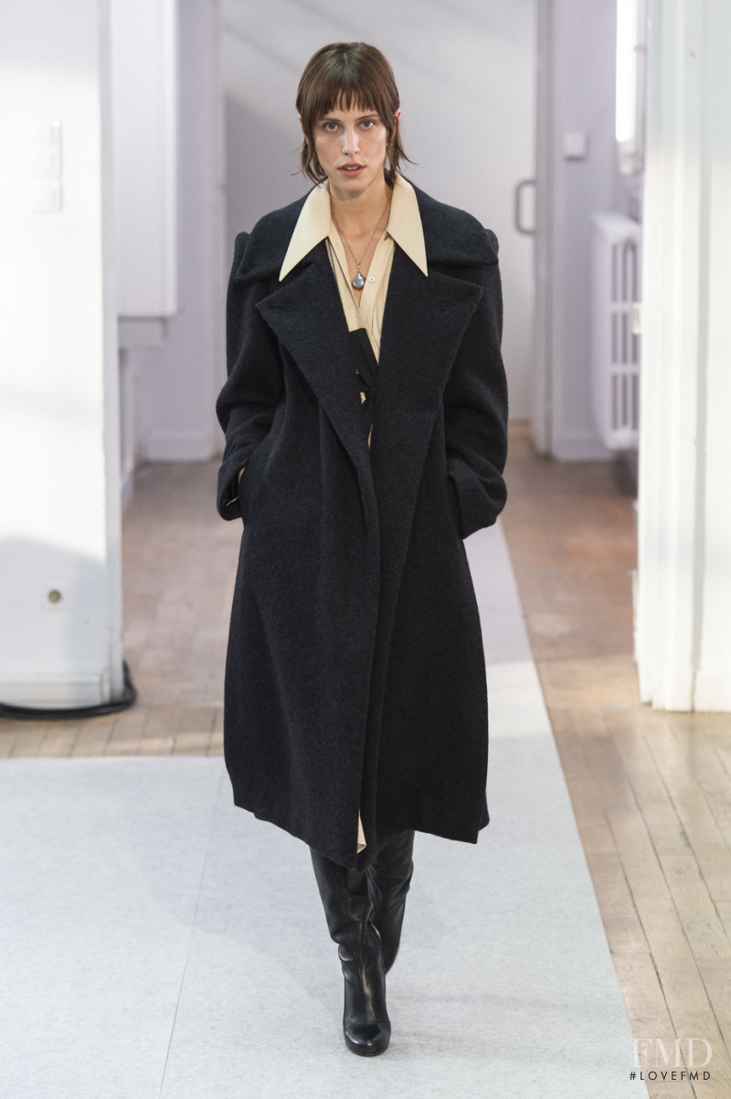 Lorelle Rayner featured in  the Christophe Lemaire fashion show for Autumn/Winter 2019