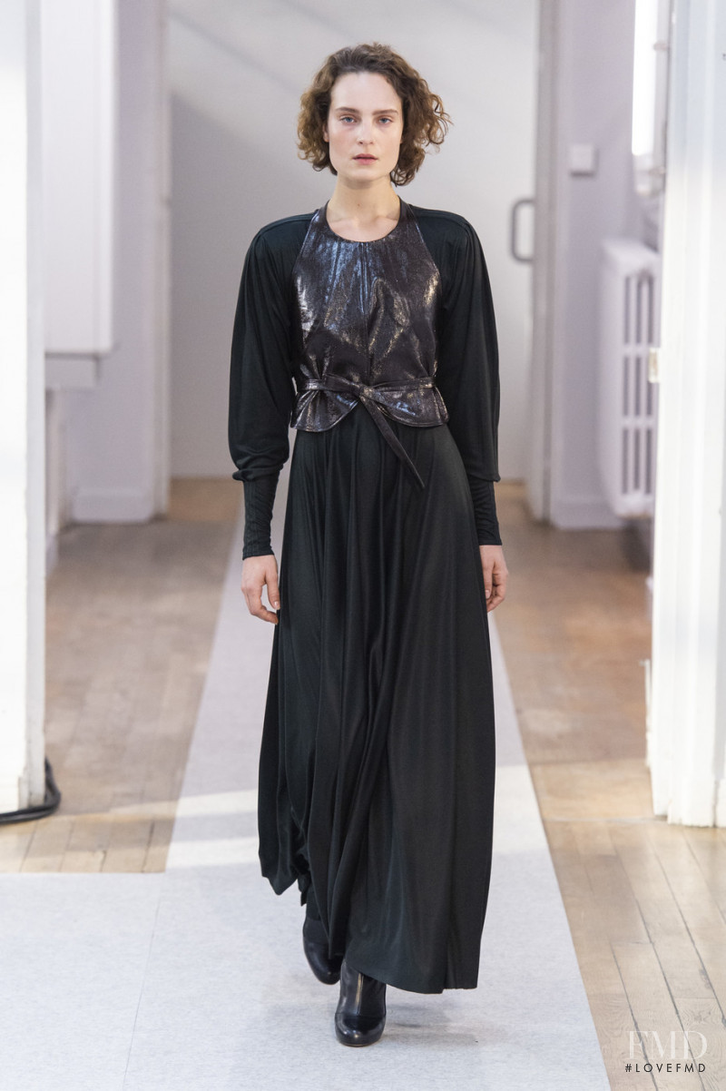 Charlotte Tomaszewska featured in  the Christophe Lemaire fashion show for Autumn/Winter 2019