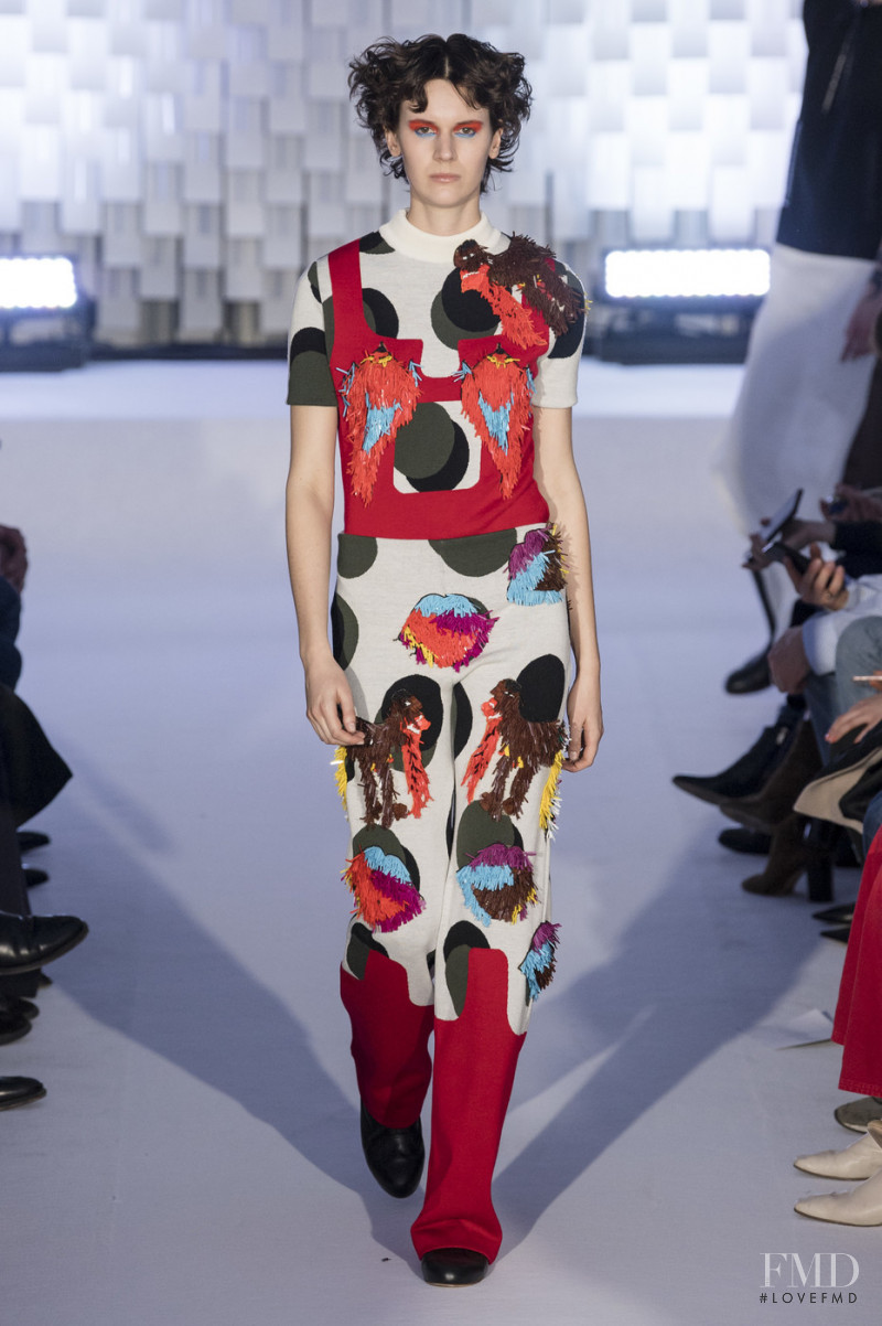 Jamily Meurer Wernke featured in  the André Courrèges fashion show for Autumn/Winter 2019