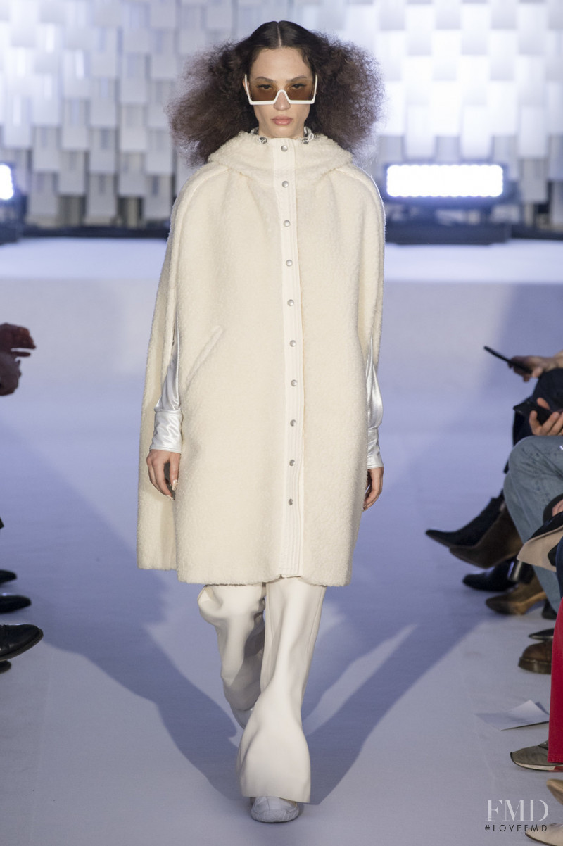 Sophie Koella featured in  the André Courrèges fashion show for Autumn/Winter 2019