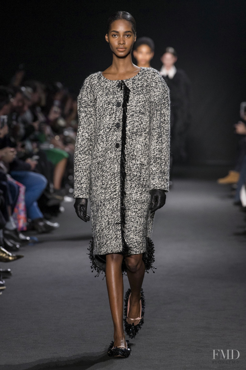 Tami Williams featured in  the Rochas fashion show for Autumn/Winter 2019