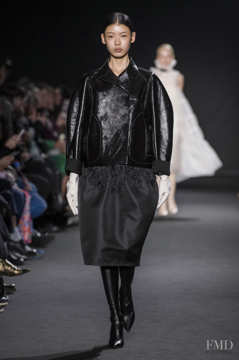 Tang He featured in  the Rochas fashion show for Autumn/Winter 2019