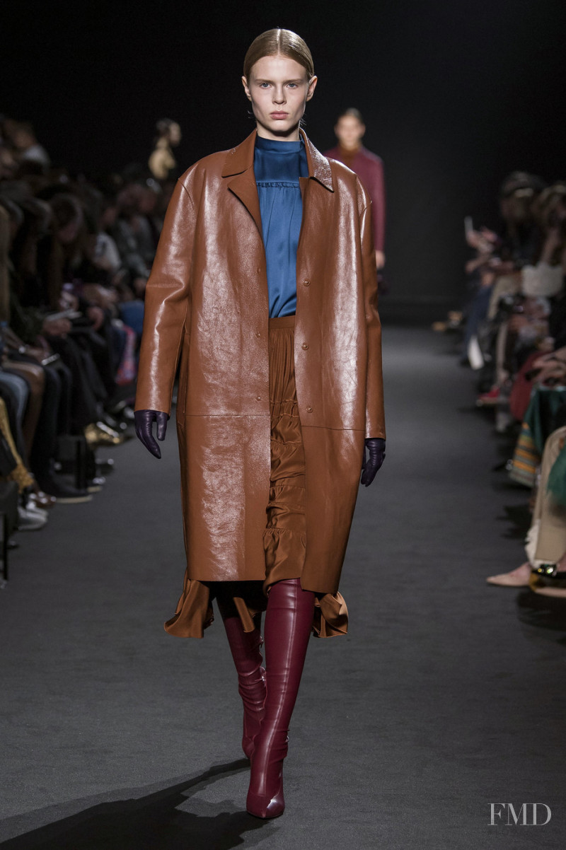 Estelle Nehring featured in  the Rochas fashion show for Autumn/Winter 2019