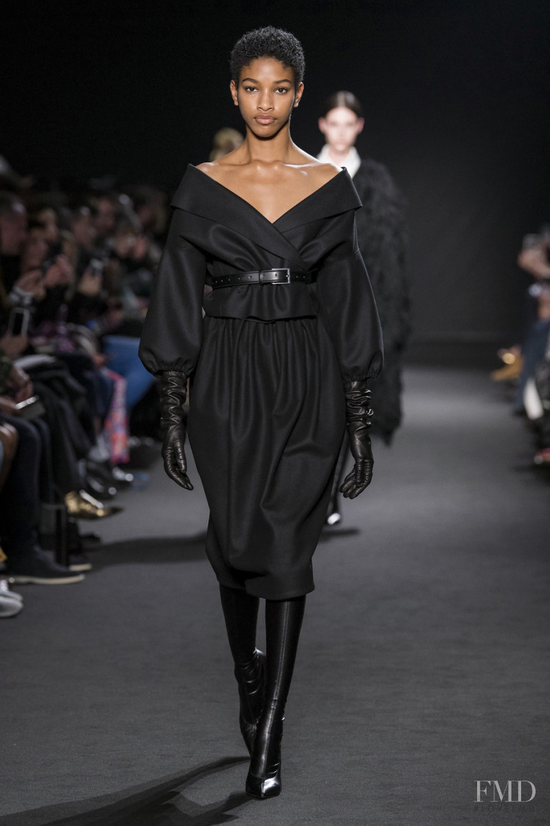 Naomi Chin Wing featured in  the Rochas fashion show for Autumn/Winter 2019