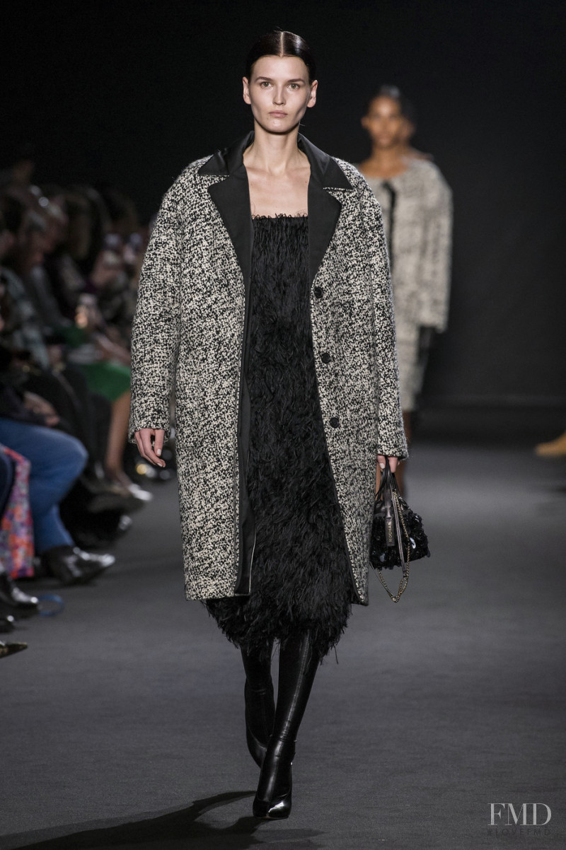 Katlin Aas featured in  the Rochas fashion show for Autumn/Winter 2019