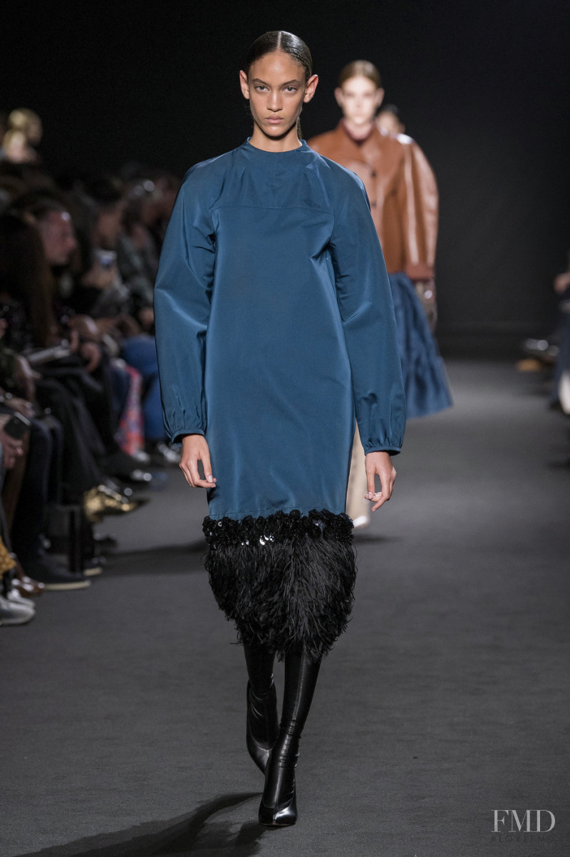 Nayeli Figueroa featured in  the Rochas fashion show for Autumn/Winter 2019