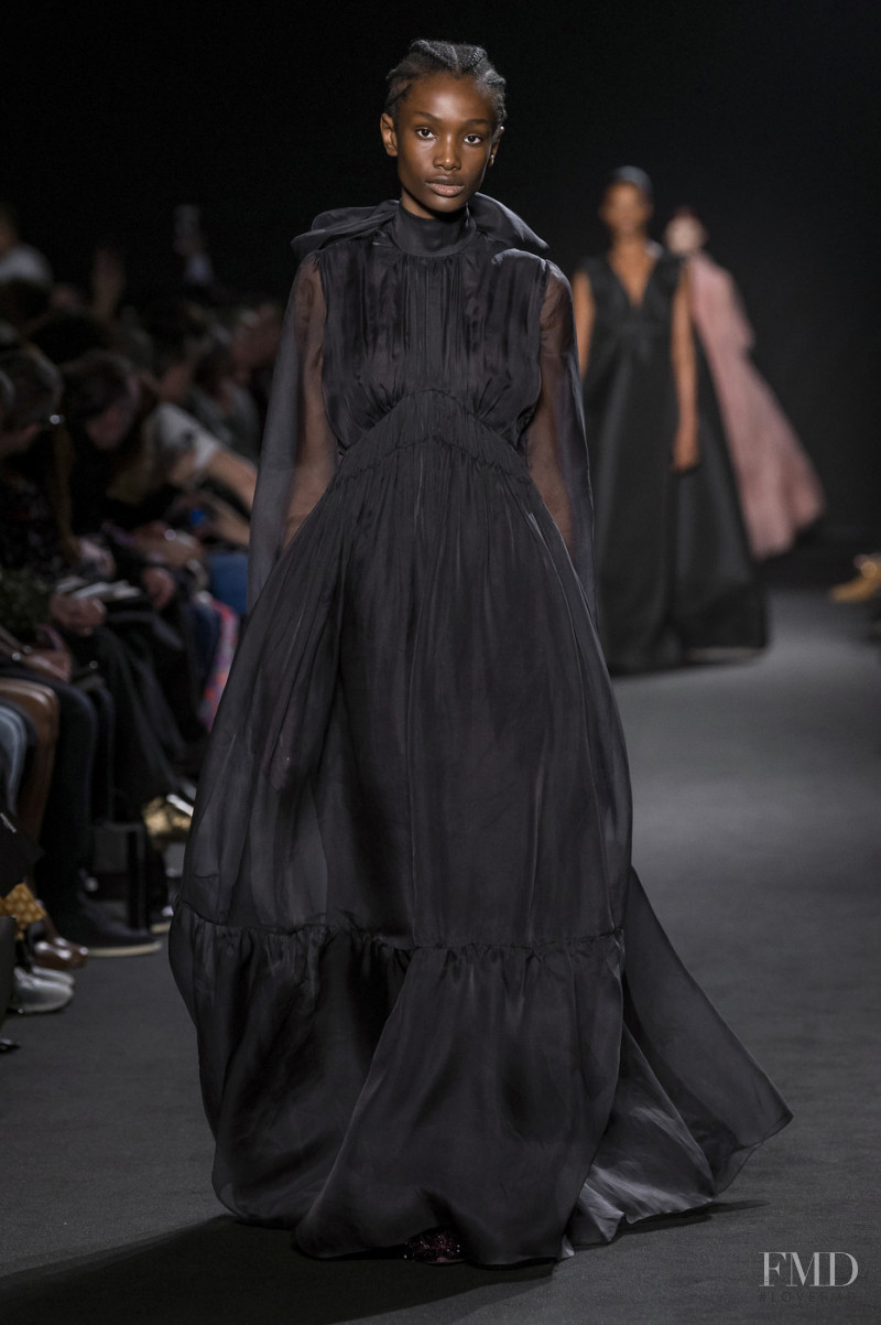 Imari Karanja featured in  the Rochas fashion show for Autumn/Winter 2019