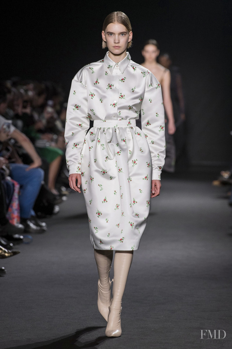 Ilya Vermeulen featured in  the Rochas fashion show for Autumn/Winter 2019
