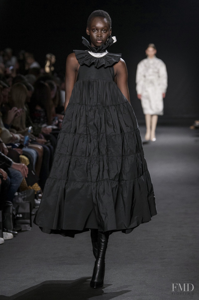 Sabah Koj featured in  the Rochas fashion show for Autumn/Winter 2019