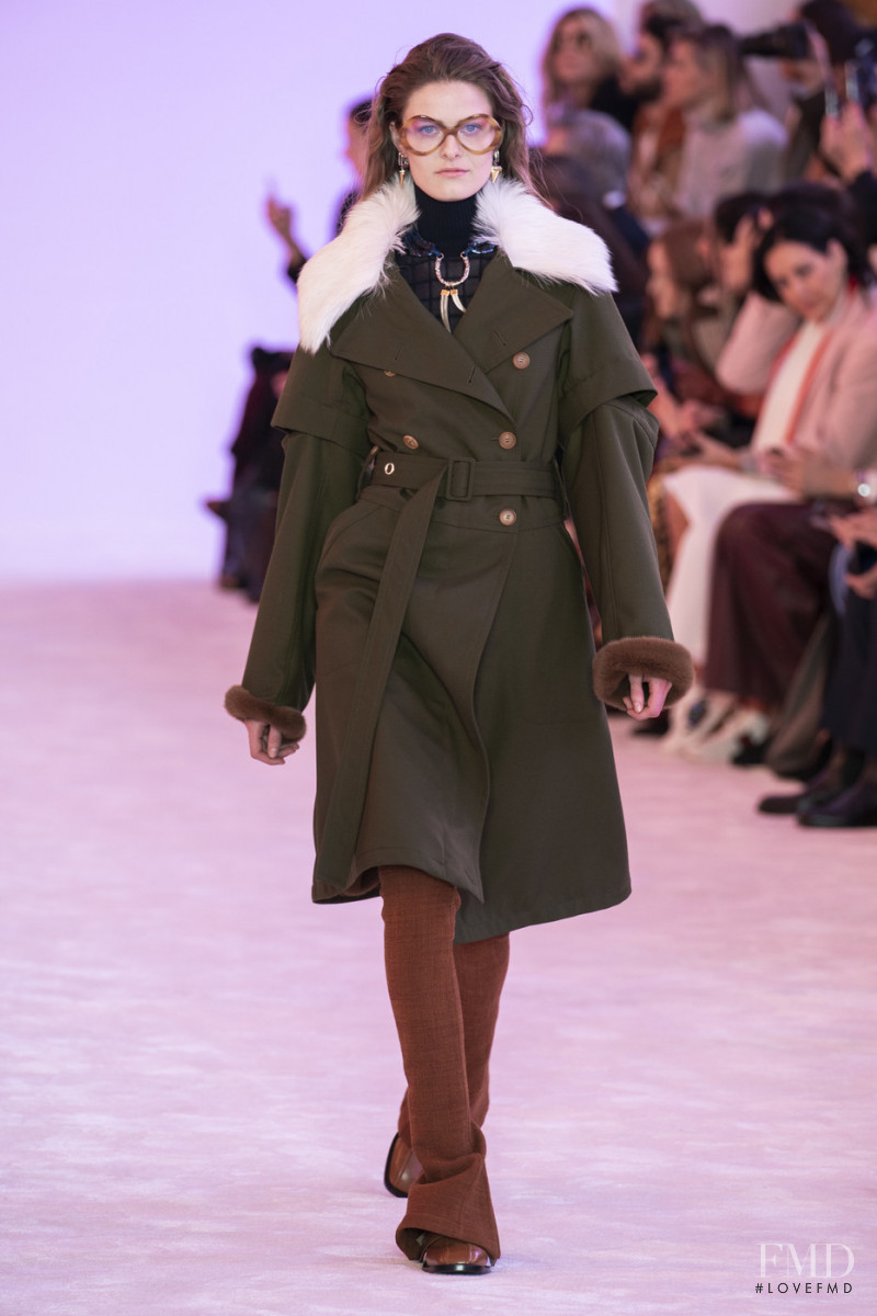 Juliet Ingleby featured in  the Chloe fashion show for Autumn/Winter 2019
