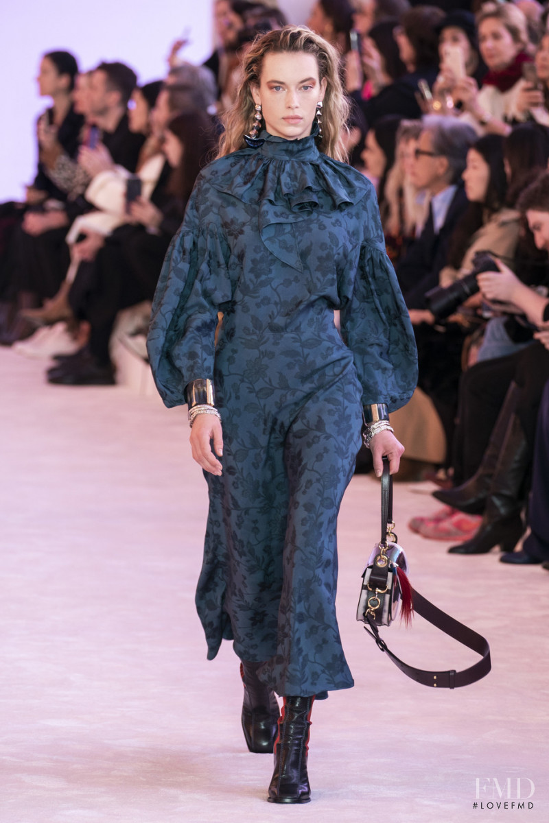 Hannah Ferguson featured in  the Chloe fashion show for Autumn/Winter 2019