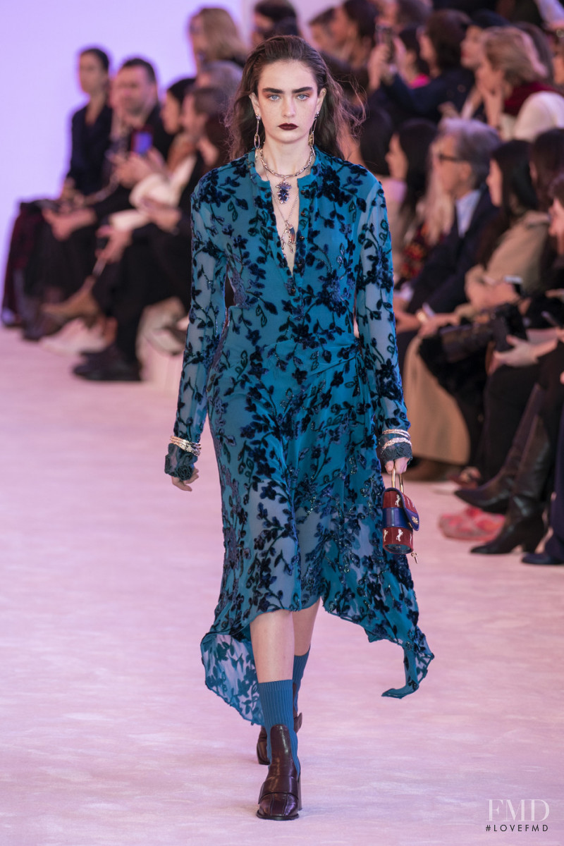 Alisha Nesvat featured in  the Chloe fashion show for Autumn/Winter 2019
