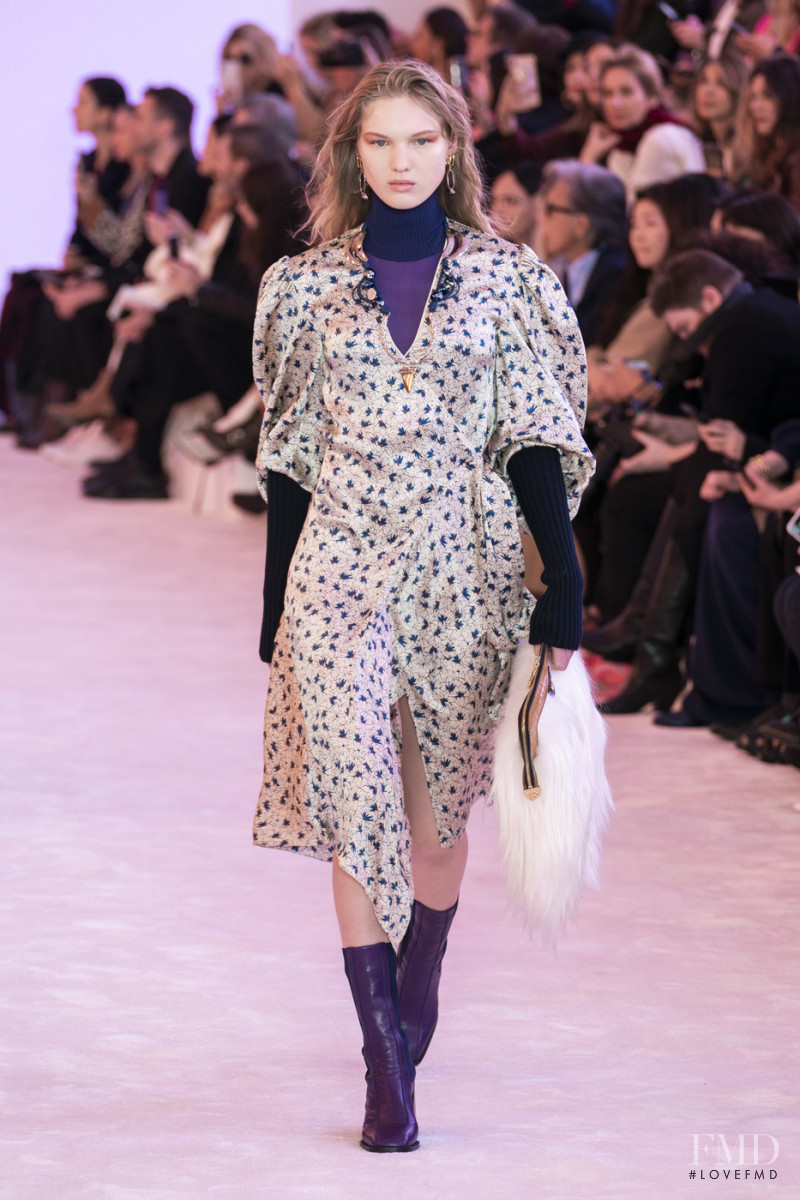 Jessica Picton Warlow featured in  the Chloe fashion show for Autumn/Winter 2019
