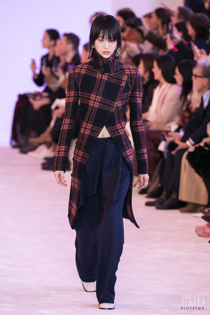 So Ra Choi featured in  the Chloe fashion show for Autumn/Winter 2019