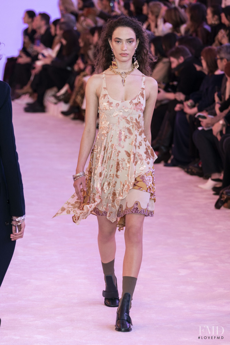Sophie Koella featured in  the Chloe fashion show for Autumn/Winter 2019