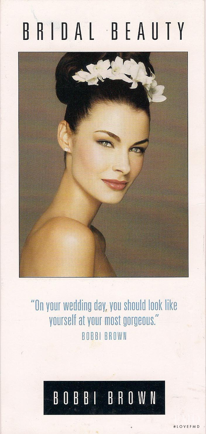 Connie Houston featured in  the Bobbi Brown Wedding Campaign advertisement for Spring/Summer 2001