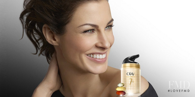 Connie Houston featured in  the Olay Total Effects advertisement for Spring/Summer 2016