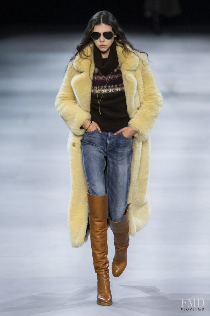 Lea Julian featured in  the Celine fashion show for Autumn/Winter 2019