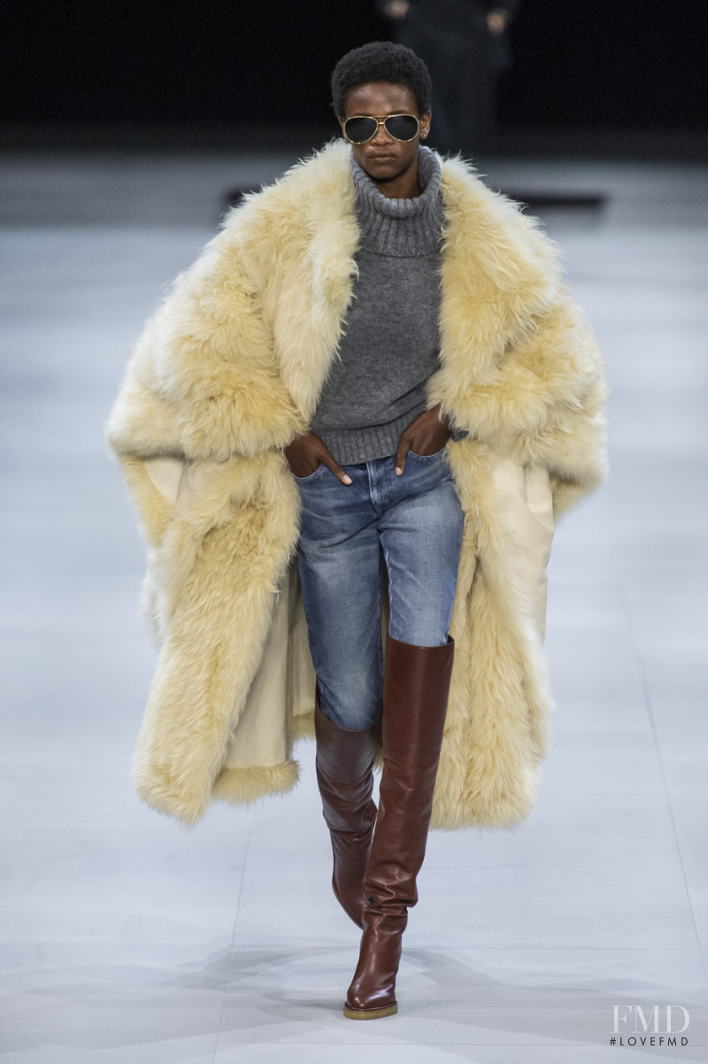 Christine Willis featured in  the Celine fashion show for Autumn/Winter 2019