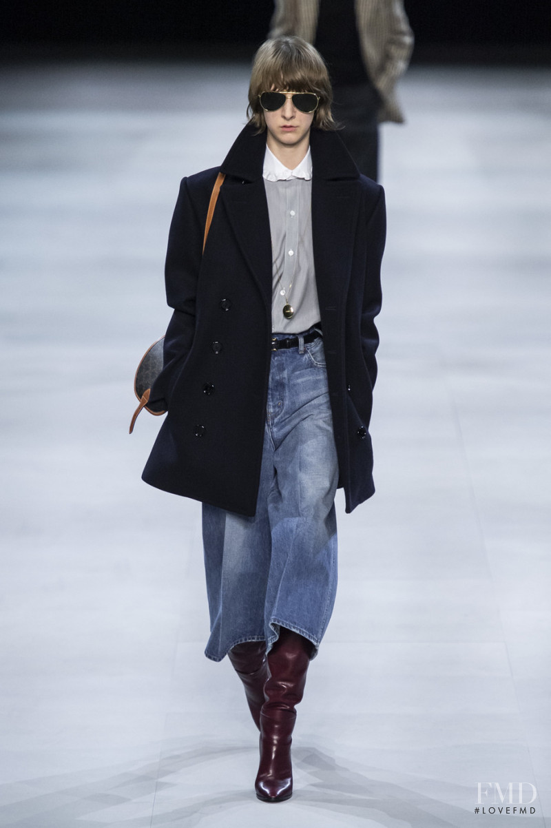 Diane Guais featured in  the Celine fashion show for Autumn/Winter 2019