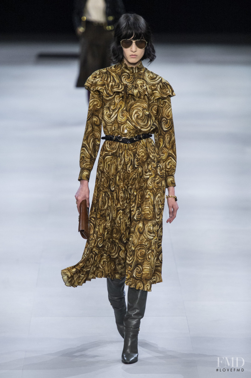 Cami You-Ten featured in  the Celine fashion show for Autumn/Winter 2019