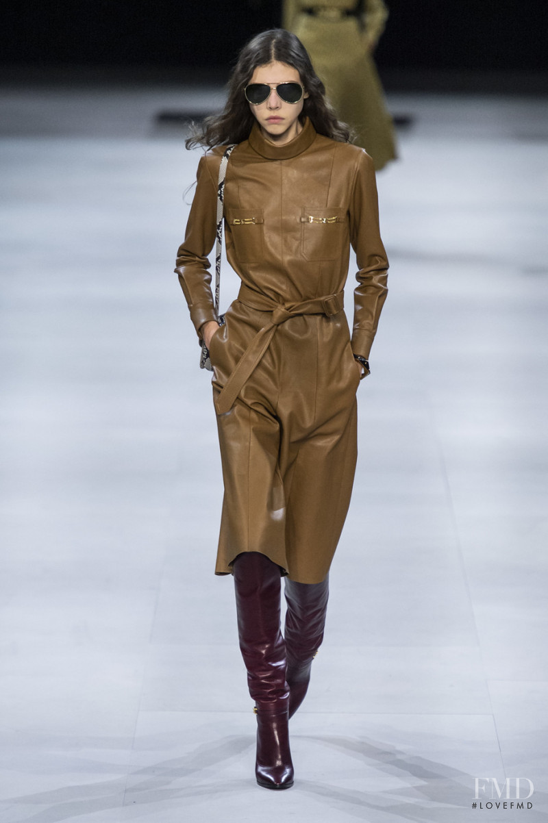 Lea Julian featured in  the Celine fashion show for Autumn/Winter 2019