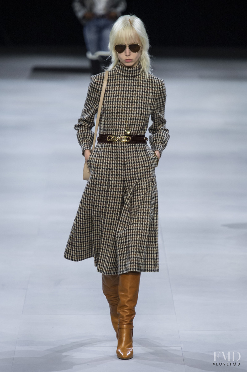 Cheyenne Keuben featured in  the Celine fashion show for Autumn/Winter 2019