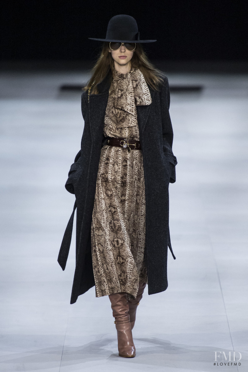 Tilda Jonsson featured in  the Celine fashion show for Autumn/Winter 2019