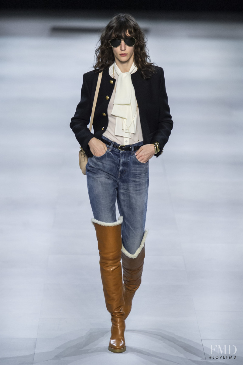 Karolina Laczkowska featured in  the Celine fashion show for Autumn/Winter 2019