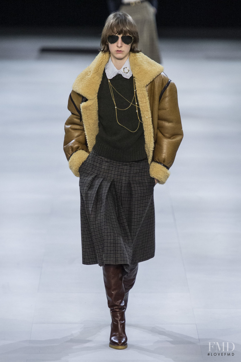 Diane Guais featured in  the Celine fashion show for Autumn/Winter 2019