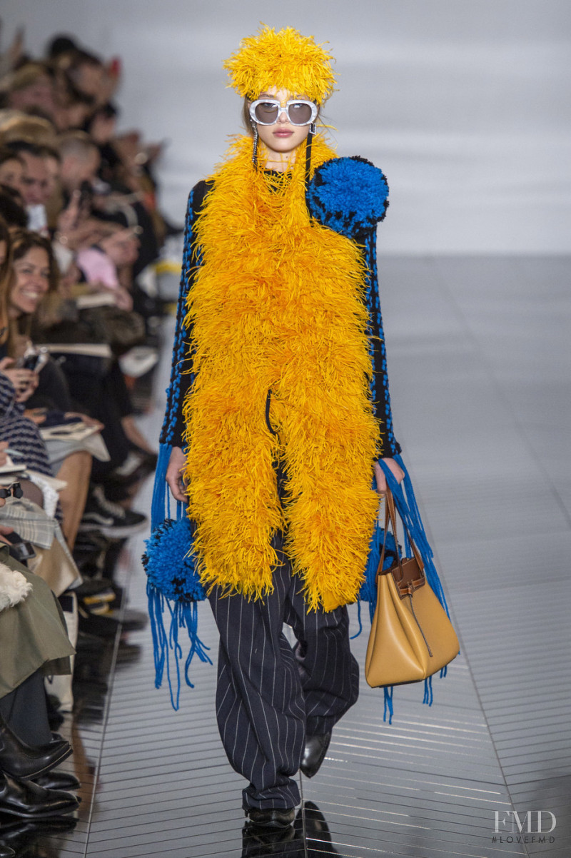 Charlotte Rose Hansen featured in  the Loewe fashion show for Autumn/Winter 2019