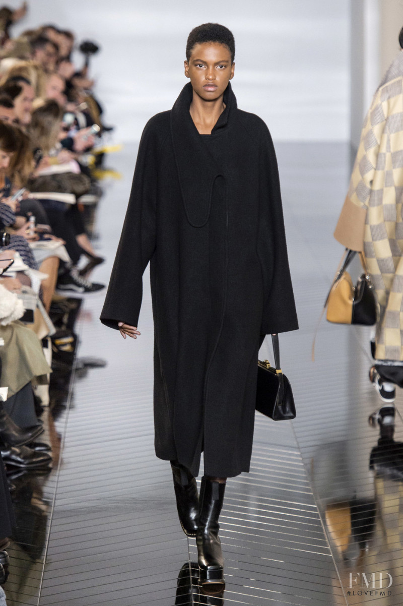 Ana Barbosa featured in  the Loewe fashion show for Autumn/Winter 2019