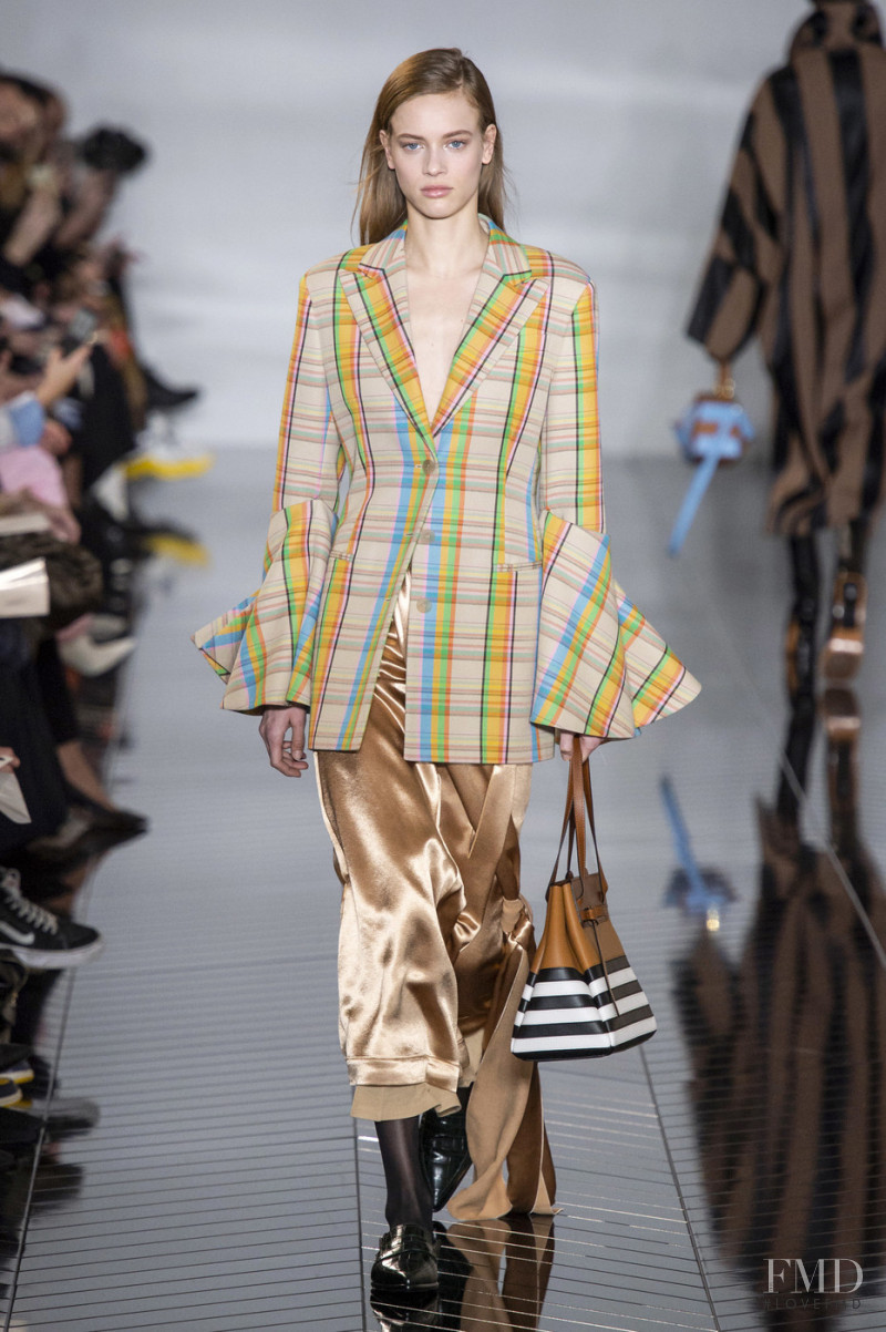 Sarah Dahl featured in  the Loewe fashion show for Autumn/Winter 2019