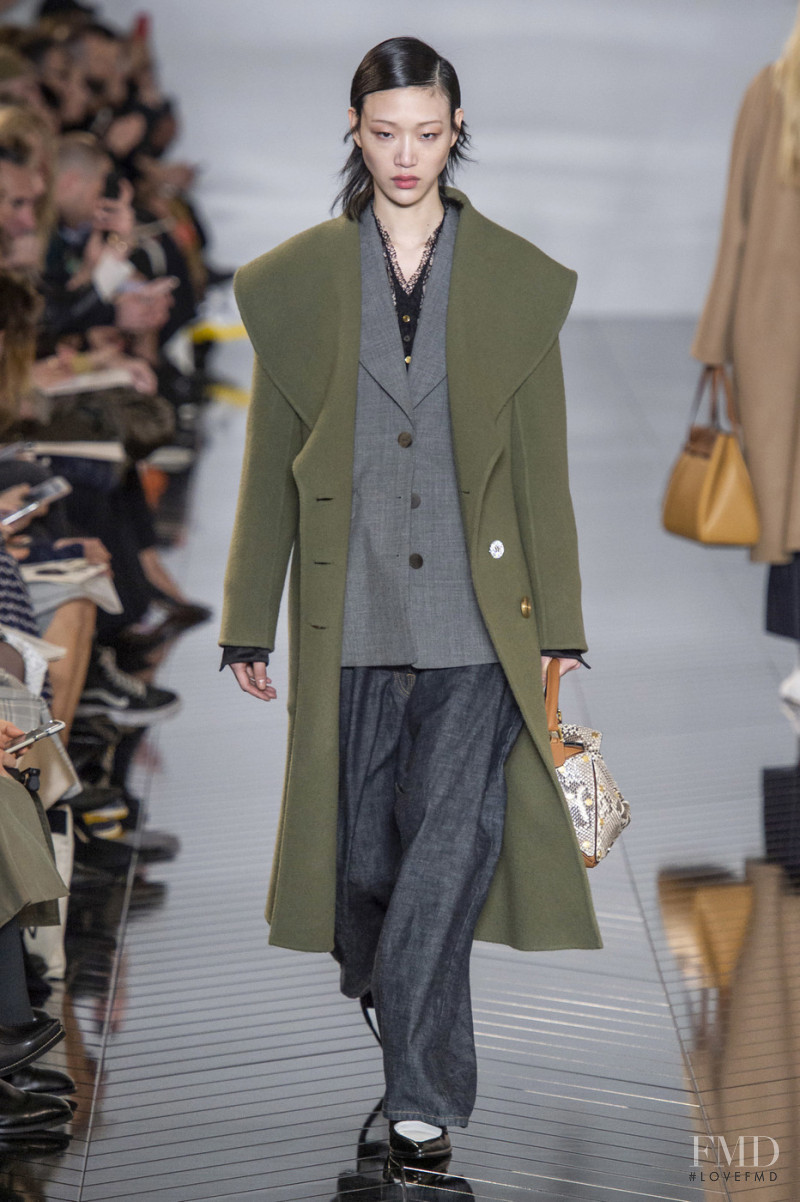 So Ra Choi featured in  the Loewe fashion show for Autumn/Winter 2019