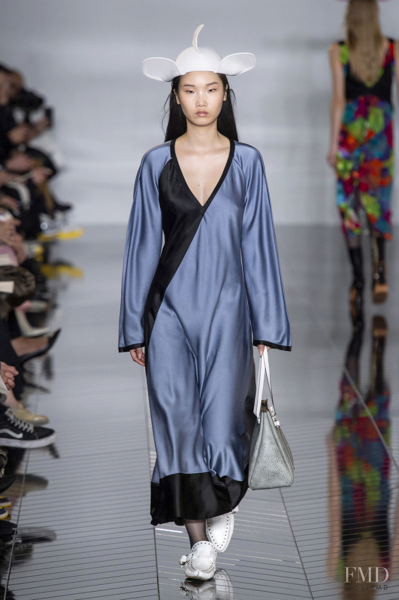 Seo Hyun Kim featured in  the Loewe fashion show for Autumn/Winter 2019
