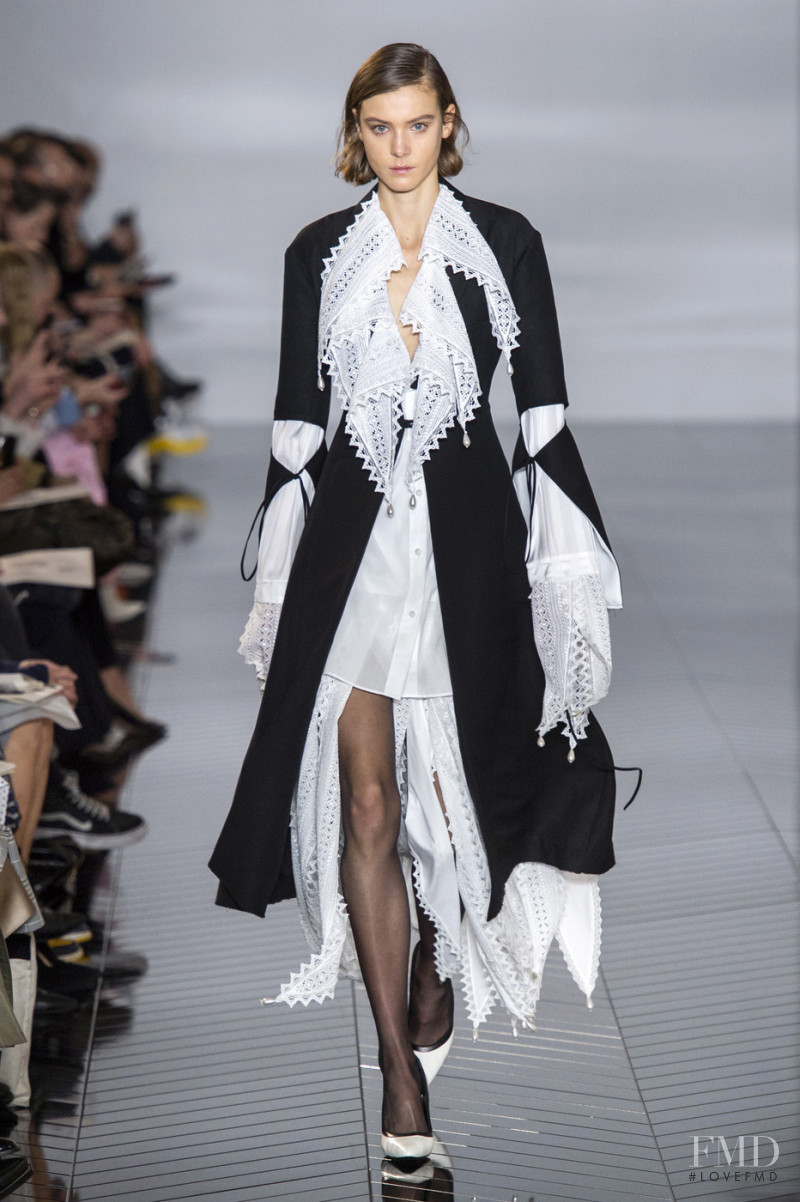 Phillipa Hemphrey featured in  the Loewe fashion show for Autumn/Winter 2019
