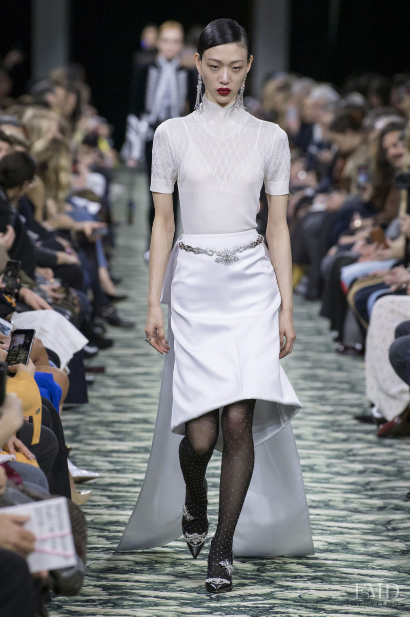 So Ra Choi featured in  the Paco Rabanne fashion show for Autumn/Winter 2019