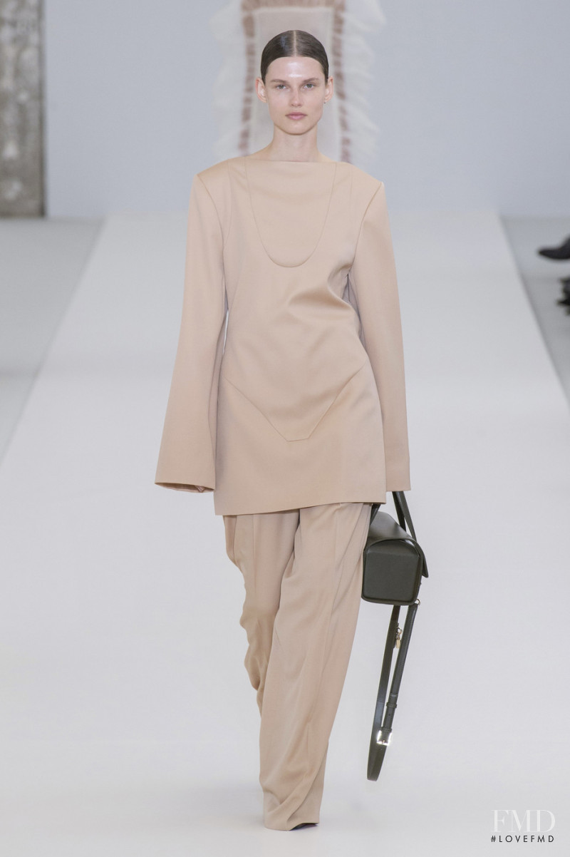 Giedre Dukauskaite featured in  the Nina Ricci fashion show for Autumn/Winter 2019