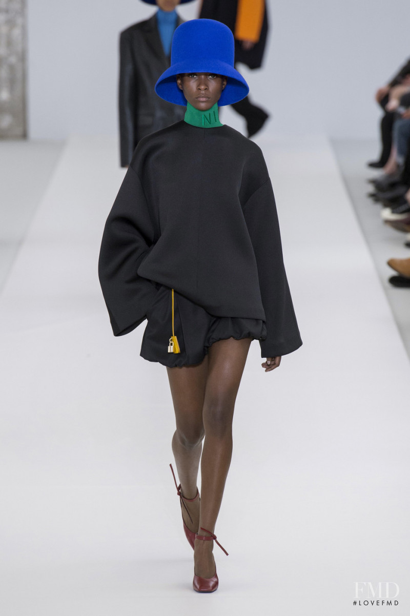 Mahany Pery featured in  the Nina Ricci fashion show for Autumn/Winter 2019