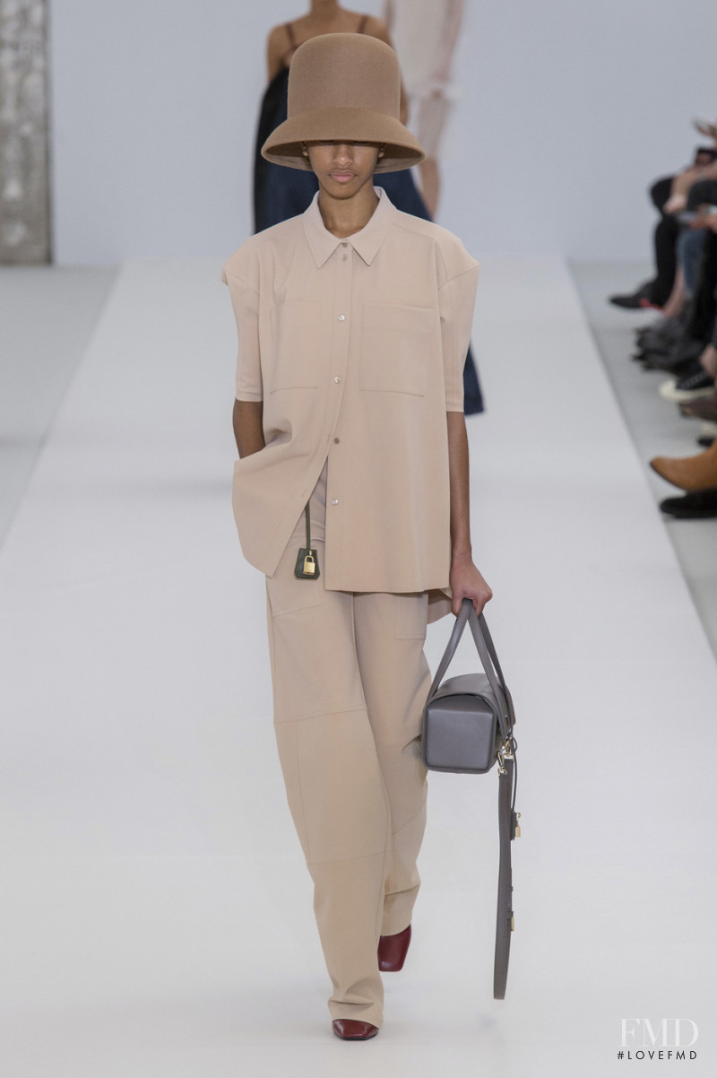 Naomi Chin Wing featured in  the Nina Ricci fashion show for Autumn/Winter 2019