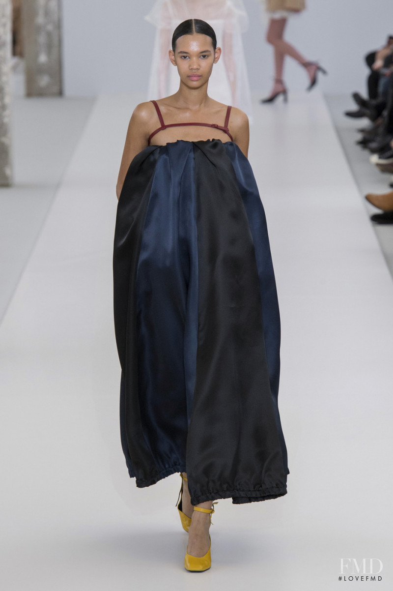 Jordan Daniels featured in  the Nina Ricci fashion show for Autumn/Winter 2019